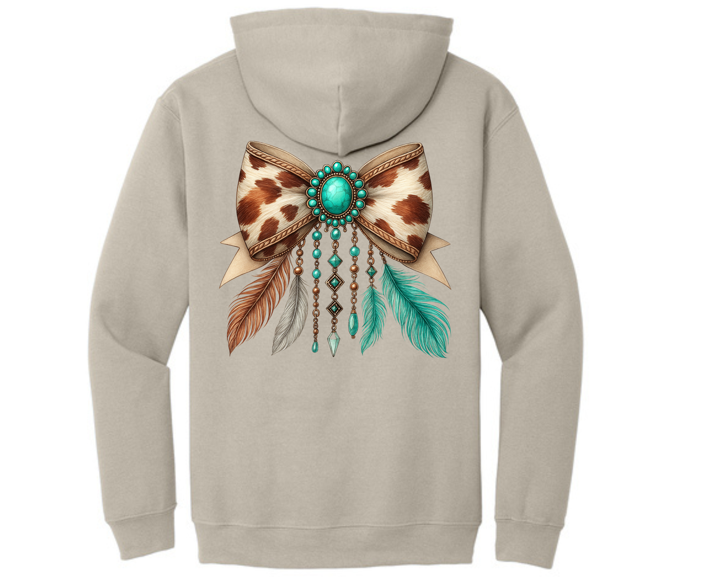 Cowhide Gemstones Hoodie