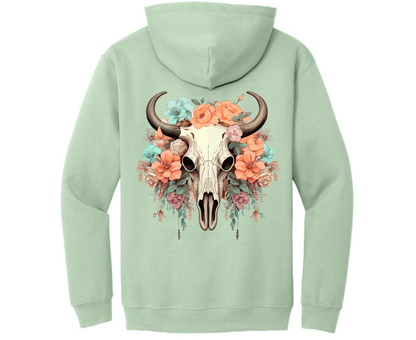 Sunkissed Bloom Skull Hoodie