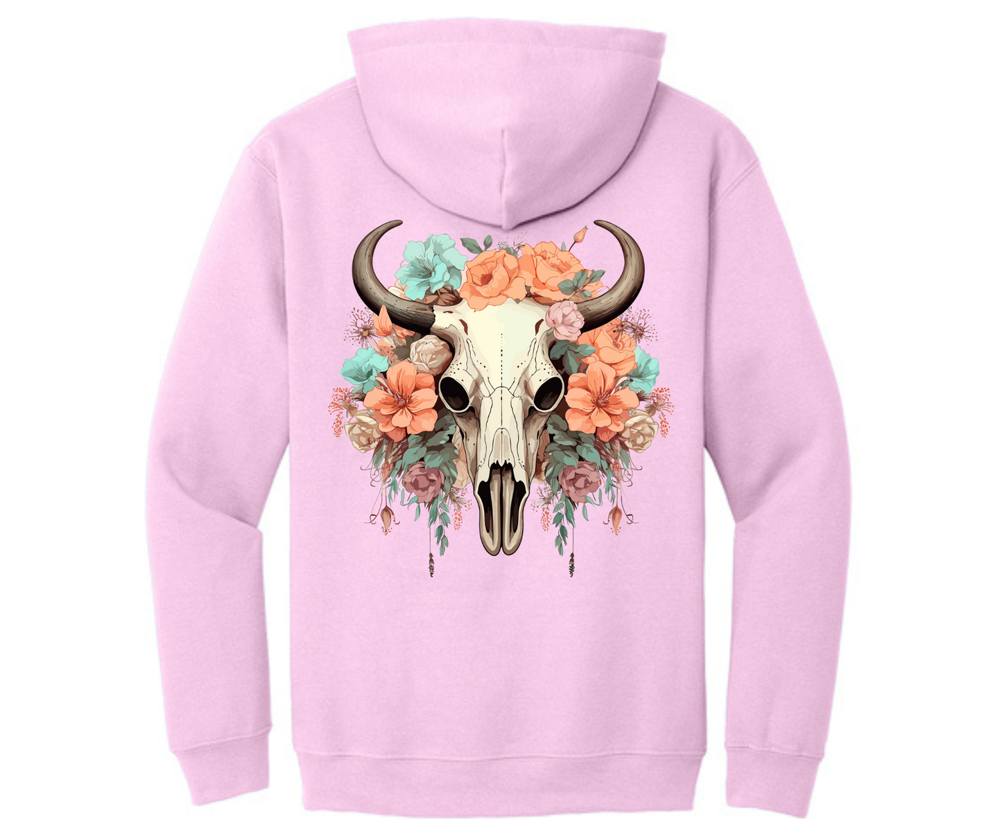 Sunkissed Bloom Skull Hoodie