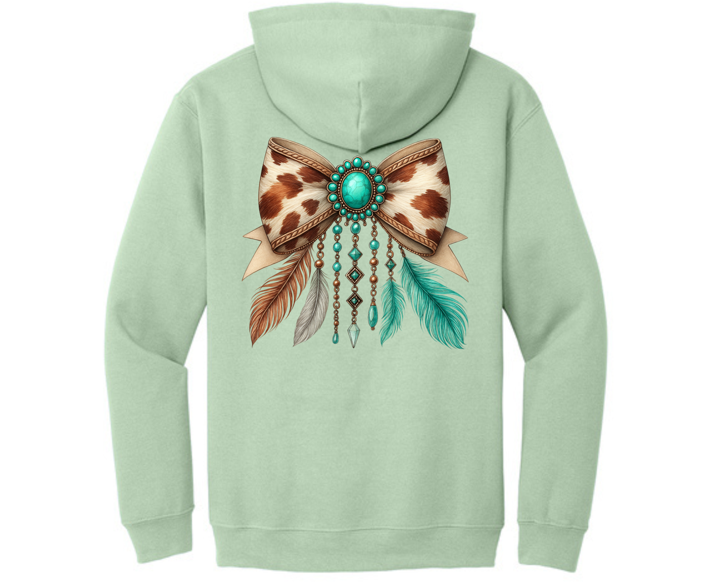 Cowhide Gemstones Hoodie