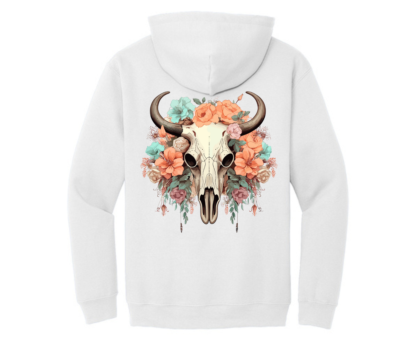 Sunkissed Bloom Skull Hoodie