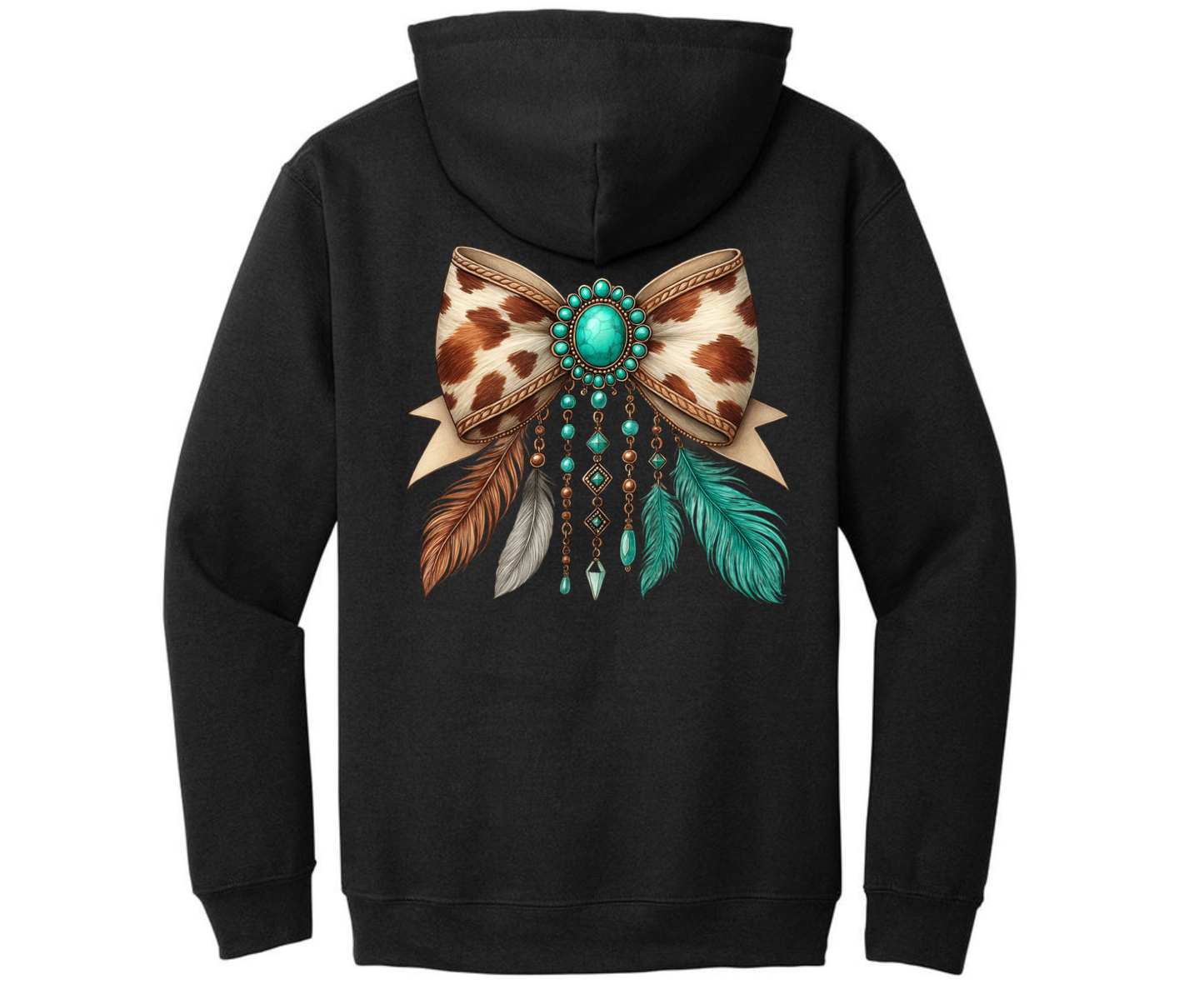 Cowhide Gemstones Hoodie