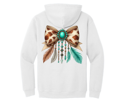 Cowhide Gemstones Hoodie