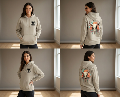 Sunkissed Bloom Skull Hoodie