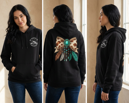Cowhide Gemstones Hoodie