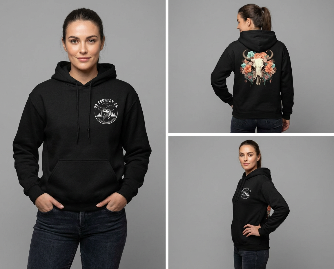 Sunkissed Bloom Skull Hoodie