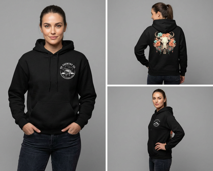 Sunkissed Bloom Skull Hoodie