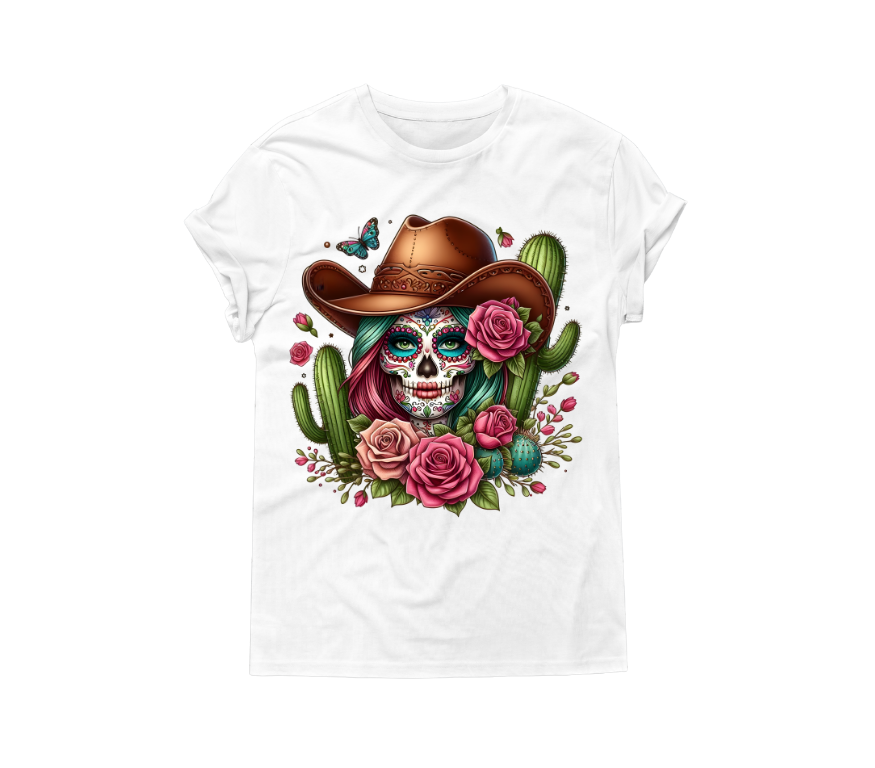 Desert Bloom Skull