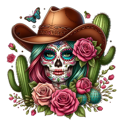 Desert Bloom Skull