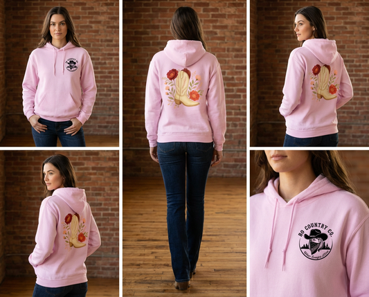 Cowgirl Boot Hoodie