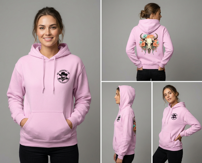 Sunkissed Bloom Skull Hoodie