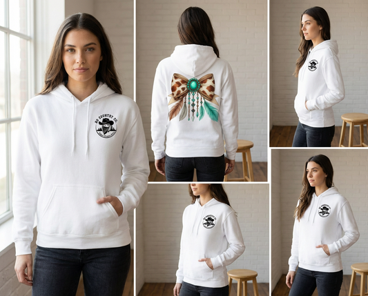 Cowhide Gemstones Hoodie